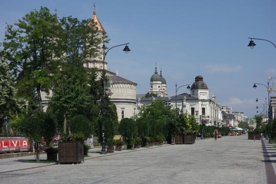 Zona pietonală - Bulevardul Ștefan cel Mare